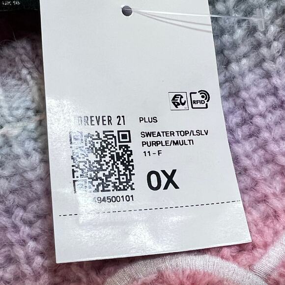 Hello Kitty x Forever 21 Knit Sweater Shorts Plus Size 0X (12/14) Multicolor New - Picture 11 of 11